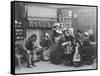 Interior of a Breton Pancake Restaurant, Finistere, c.1900-French Photographer-Framed Stretched Canvas