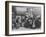 Interior of a Breton Pancake Restaurant, Finistere, c.1900-French Photographer-Framed Photographic Print