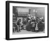 Interior of a Breton Pancake Restaurant, Finistere, c.1900-French Photographer-Framed Photographic Print