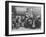 Interior of a Breton Pancake Restaurant, Finistere, c.1900-French Photographer-Framed Photographic Print