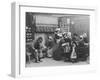 Interior of a Breton Pancake Restaurant, Finistere, c.1900-French Photographer-Framed Photographic Print