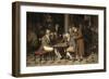 Interior of a Café (La Partie De Dames Au Café Lamblin Au Palais-Roya)-Louis-Léopold Boilly-Framed Giclee Print