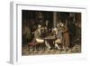 Interior of a Café (La Partie De Dames Au Café Lamblin Au Palais-Roya)-Louis-Léopold Boilly-Framed Giclee Print