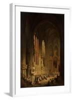 Interior of a Cathedral, 1822 or 1829-David Roberts-Framed Giclee Print