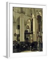 Interior of a Church-Emanuel de Witte-Framed Giclee Print