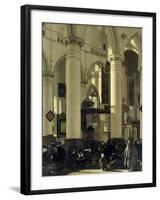 Interior of a Church-Emanuel de Witte-Framed Giclee Print