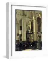 Interior of a Church-Emanuel de Witte-Framed Giclee Print