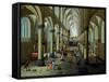 Interior of a Church-Pieter Neeffs the Elder-Framed Stretched Canvas