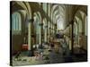 Interior of a Church-Pieter Neeffs the Elder-Stretched Canvas