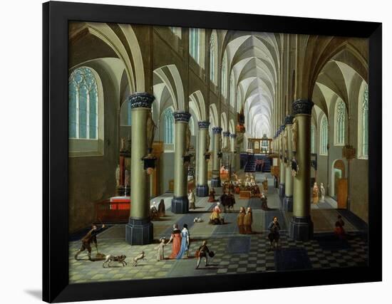 Interior of a Church-Pieter Neeffs the Elder-Framed Giclee Print