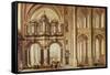 Interior of a Church-Dirck Van Delen-Framed Stretched Canvas