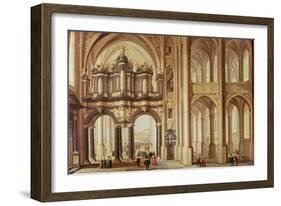 Interior of a Church-Dirck Van Delen-Framed Giclee Print