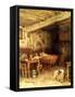 Interior of a Cottage-Alexei Alexevich Harlamoff-Framed Stretched Canvas