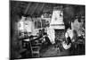 Interior of a Crofter's Cottage, Shetland, Scotland, 1924-1926-Valentine & Sons-Mounted Giclee Print