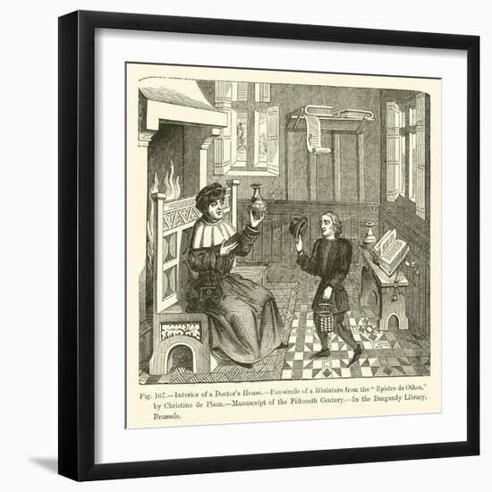 Interior of a Doctor's House-null-Framed Giclee Print