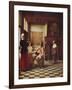 'Interior of a Dutch House', c1658, (c1915)-Pieter De Hooch-Framed Giclee Print