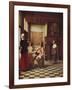 'Interior of a Dutch House', c1658, (c1915)-Pieter De Hooch-Framed Giclee Print