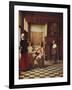 'Interior of a Dutch House', c1658, (c1915)-Pieter De Hooch-Framed Giclee Print