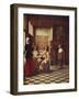 'Interior of a Dutch House', c1658, (c1915)-Pieter De Hooch-Framed Giclee Print