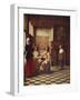 'Interior of a Dutch House', c1658, (c1915)-Pieter De Hooch-Framed Giclee Print