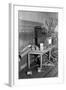 Interior of a farmhouse near Ridgeley, Tennessee, after the flood waters had subsided, 1937-Walker Evans-Framed Photographic Print