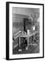 Interior of a farmhouse near Ridgeley, Tennessee, after the flood waters had subsided, 1937-Walker Evans-Framed Photographic Print