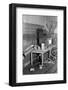 Interior of a farmhouse near Ridgeley, Tennessee, after the flood waters had subsided, 1937-Walker Evans-Framed Photographic Print