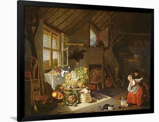 Interior of a Farmhouse-Hendrik Martensz Sorgh-Framed Giclee Print