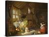 Interior of a Farmhouse-Hendrik Martensz Sorgh-Stretched Canvas