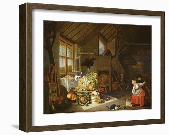 Interior of a Farmhouse-Hendrik Martensz Sorgh-Framed Giclee Print
