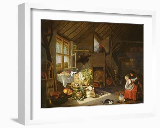 Interior of a Farmhouse-Hendrik Martensz Sorgh-Framed Giclee Print