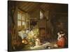 Interior of a Farmhouse-Hendrik Martensz Sorgh-Stretched Canvas