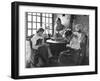 Interior of a Fisherman's Home, C.1900-Emile Frechon-Framed Photographic Print