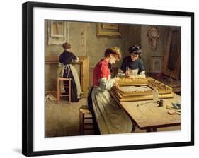 Interior of a Frame Gilding Workshop-Louis-Emile Adan-Framed Giclee Print