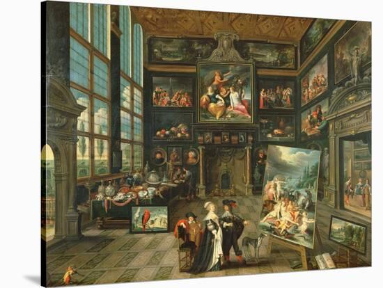 Interior of a Gallery, 1637-Cornelis de I Baellieur-Stretched Canvas