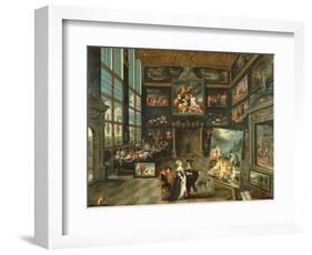 Interior of a Gallery, 1637-Cornelis de I Baellieur-Framed Giclee Print