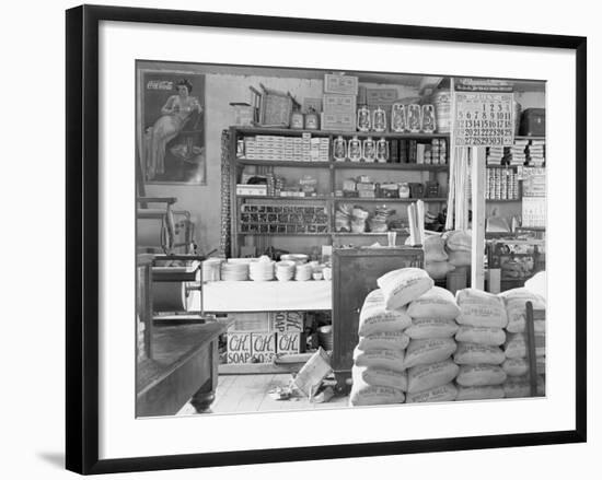 Interior of a general store in Moundville, Alabama, 1936-Walker Evans-Framed Photographic Print