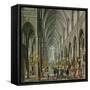 Interior of a Gothic Church, 1596-97-Pauline Baynes-Framed Stretched Canvas