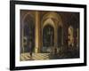 Interior of a Gothic Church-Pieter The Elder Neeffs-Framed Giclee Print