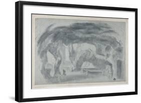 Interior of a Grotto-Richard Wilson-Framed Giclee Print