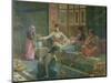 Interior of a Harem, circa 1865-Leon-Auguste-Adolphe Belly-Mounted Premium Giclee Print