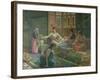 Interior of a Harem, circa 1865-Leon-Auguste-Adolphe Belly-Framed Giclee Print