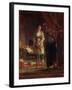 Interior of a Harem in Oran, c.1847-Eugene Delacroix-Framed Giclee Print