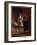 Interior of a Harem in Oran, c.1847-Eugene Delacroix-Framed Giclee Print