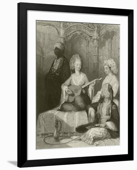 Interior of a Harem-Thomas Allom-Framed Giclee Print