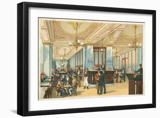 Interior of a Hotel-null-Framed Giclee Print