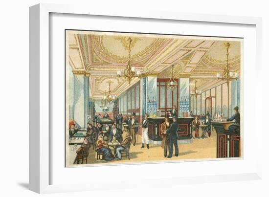 Interior of a Hotel-null-Framed Giclee Print