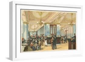 Interior of a Hotel-null-Framed Giclee Print