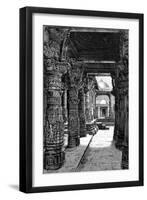 Interior of a Jaina Temple, Mount Abu, Rajasthan, India, 1895-null-Framed Giclee Print