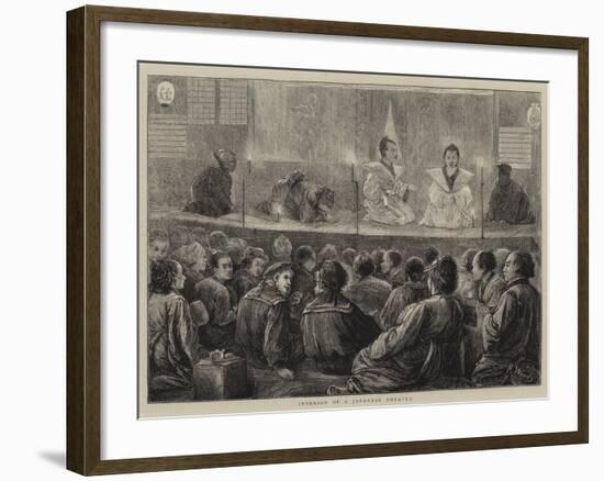 Interior of a Japanese Theatre-Henry Woods-Framed Giclee Print